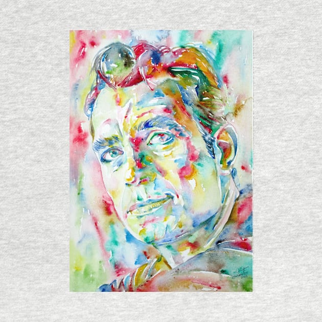 JACK KEROUAC watercolor portrait .1 by lautir